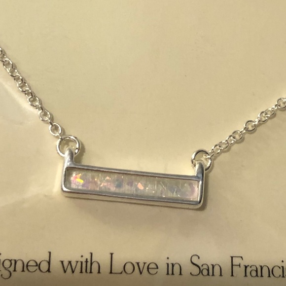 🆕 The2Bandits Athens Necklace Iridescent Stone - Picture 2 of 4